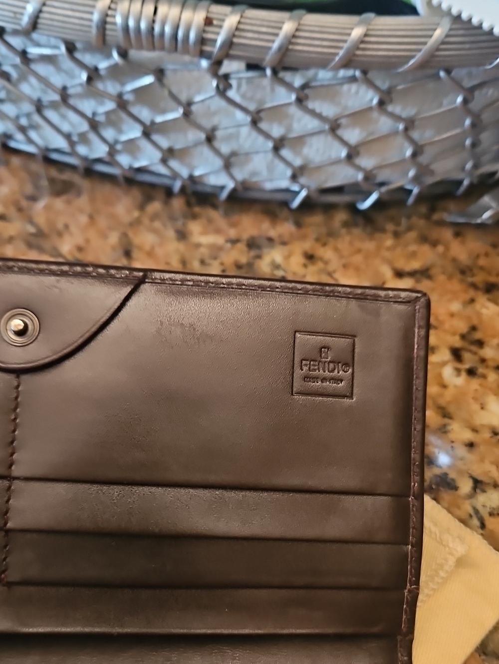 Fendi Zucca Wallet. Ladies. Excellnt Con. Lv Dustbag Inc. - Picture 3 of 8